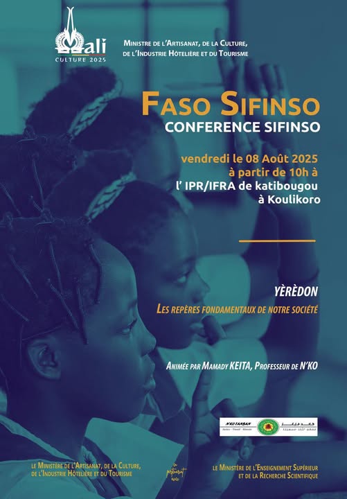 ANNEE DE LA CULTURE : CONFERENCE « FASO SIFINSO » (LA CASE DES VALEURS)